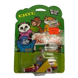 Vintage 1980 Shirt Tales Ertl Die Cast Metal Car W/ Figure New Old Stock Sealed